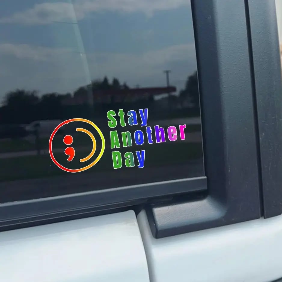 🔥LAST DAY 49% OFF - 🎗️Share Pack❤️ SAD Mental Health Awareness Car Decal(5pcs)