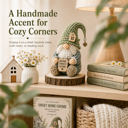 ✨ Sweet Home Gnome DIY Bead Kit | 💕Cozy Corner Series-🏡 Country Gnome