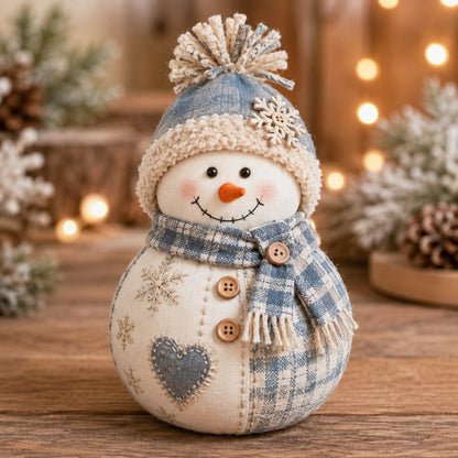 🔥Last Day 49% OFF - 🎄🎅Patchwork Fabric Doll DIY Kit | ✨Create a Cozy Handmade Character for Every Season!