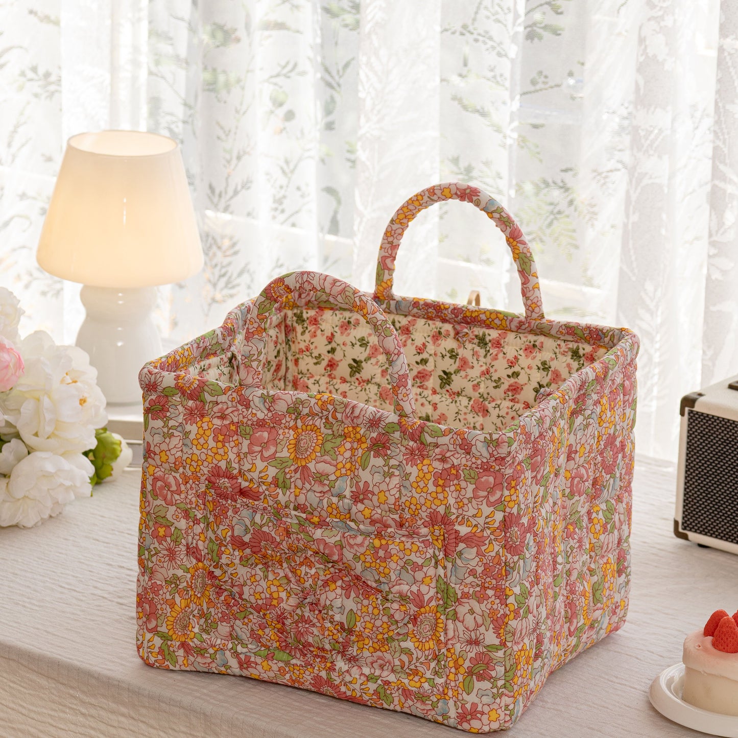 BUY 2 FREE SHIPPING🚗🧺Car storage basket with handle - foldable washable storage basket and multi-purpose fabric box