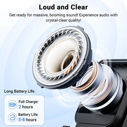 Wireless Induction Audio Speaker Stand, 5-in-1 Phone Stand, 3500mAh Rechargeable Emergency Power , 360° Adjustable Phone