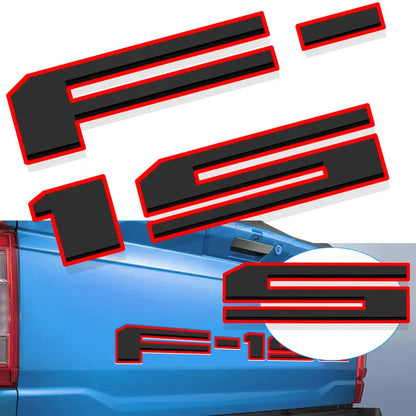 Ford F-150 3D Tailgate Letter Stickers – Stylish Pickup Truck Decals