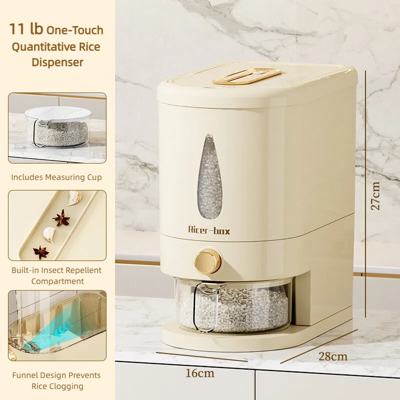 Kitchen Grain Dispenser Container 🍚