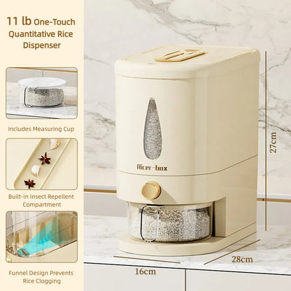 Kitchen Grain Dispenser Container 🍚