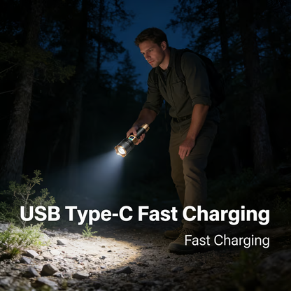 🔦 Rechargeable Outdoor Long-Range Ultra-Bright Laser Flashlight- Free Shipping