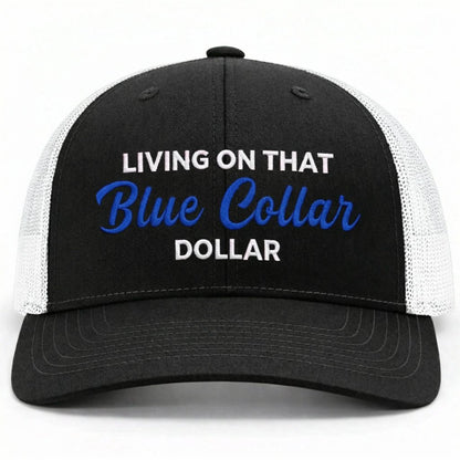 🔥LAST DAY 57% OFF-🛠️🧢Blue Collar Dollar Trucker Hat – Proud Workwear Cap