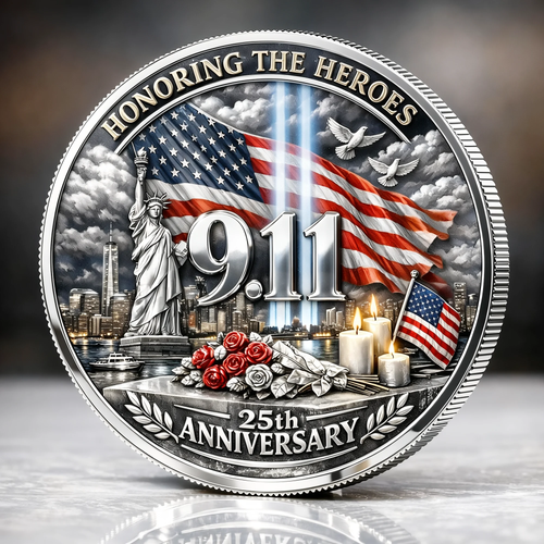 ❤️Last Day 50% OFF - 9/11 Never Forget – 25th Anniversary Commemorative Coin
