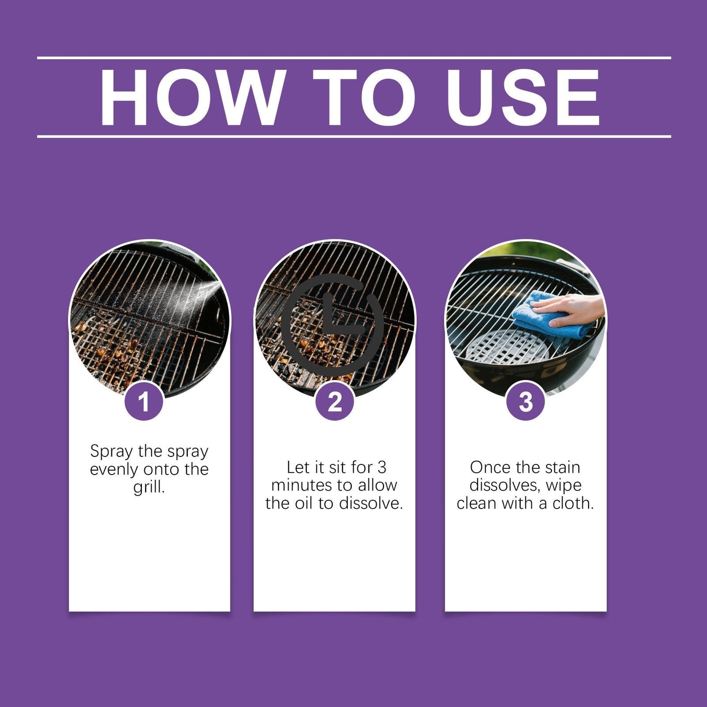 🔥HOT SALE 60% OFF🍖🧼Fast-Acting Heavy-Duty Grill Degreaser Spray✨