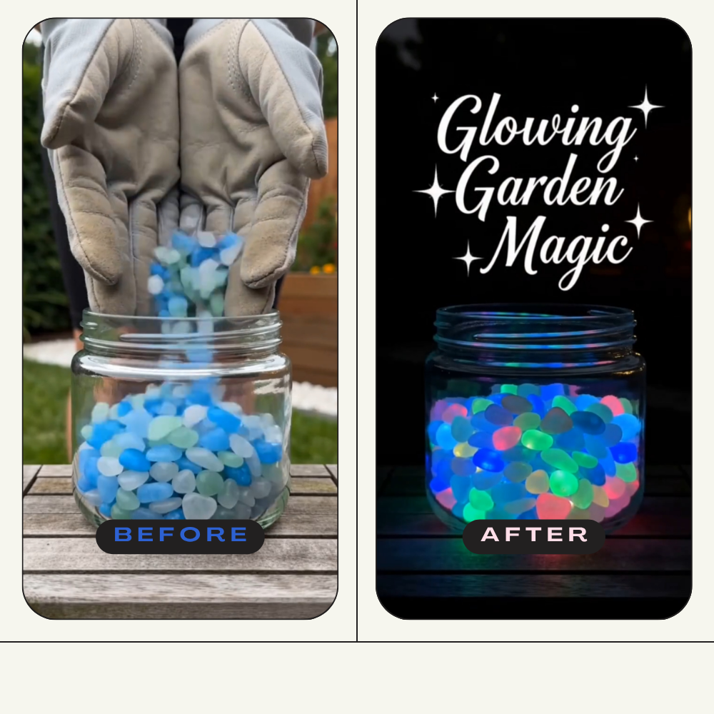 LAST DAY SALE 50%OFF💥🌈Colorful Glow-in-the-Dark Garden Stones