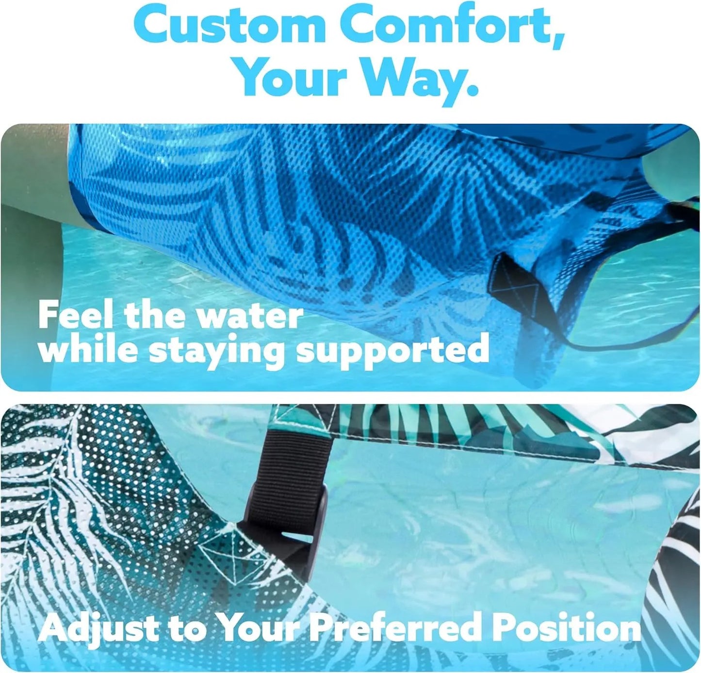 ⚡Hot Sales 49% OFF🔥Inflatable Pool Floats Adult, 2 Packs  Floating Lounge Chairs