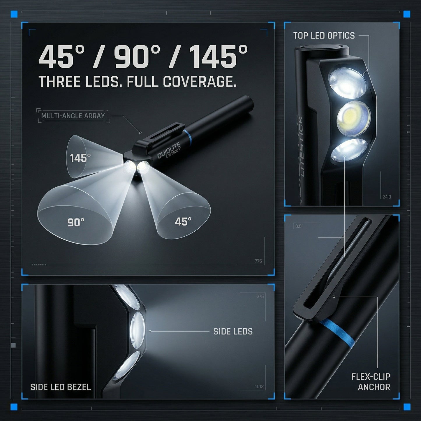 💡 Qu|qLite LiteStick – Ultimate Hands-Free Wearable Safety Light