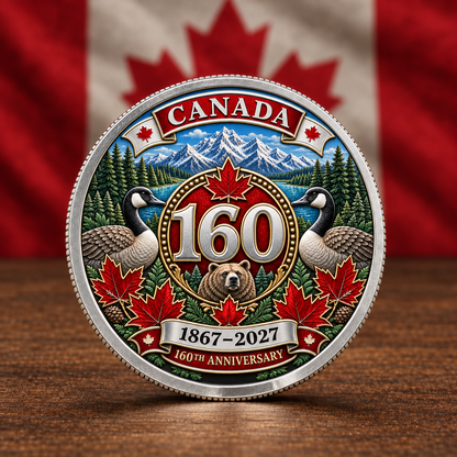 Canada 160th Anniversary Commemorative Heritage Coin