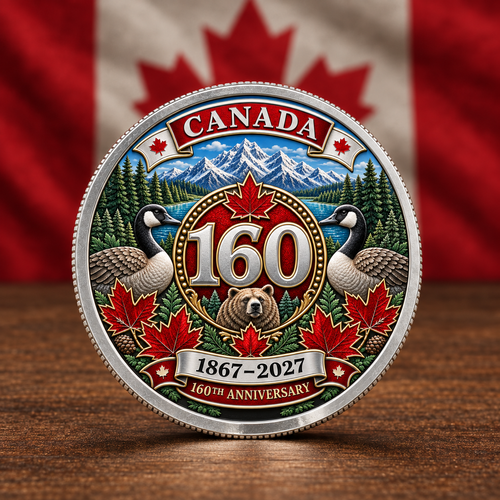 Canada 160th Anniversary Commemorative Heritage Coin