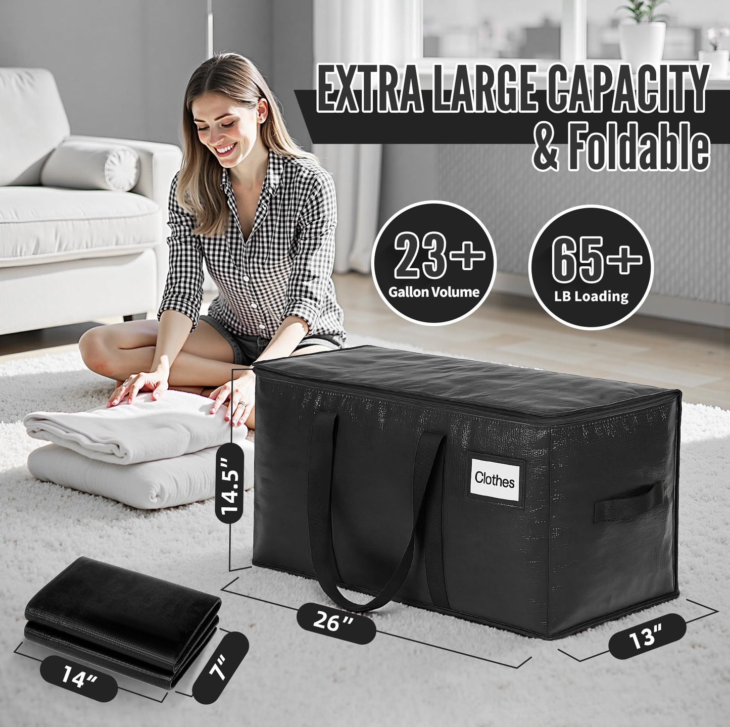 No More Broken Boxes – Extra Heavy-Duty Moving Bags That Hold Up to 60 lbs📦