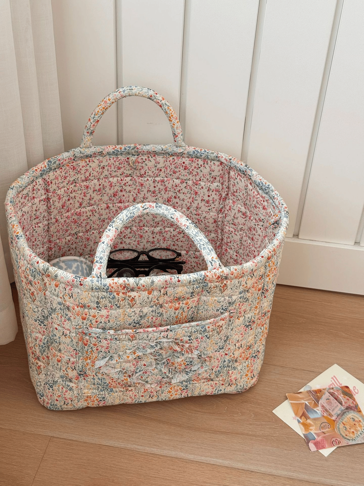 BUY 2 FREE SHIPPING🚗🧺Car storage basket with handle - foldable washable storage basket and multi-purpose fabric box