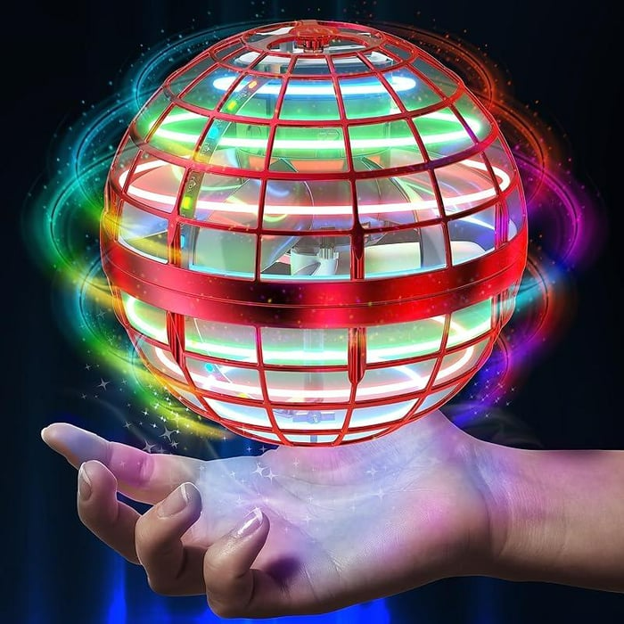 🛸 Hottest Cosmic Fly Orb Ball - Boomerang Hover & Galaxy Spin Effect Drone Toy, Outdoor Fun Gift