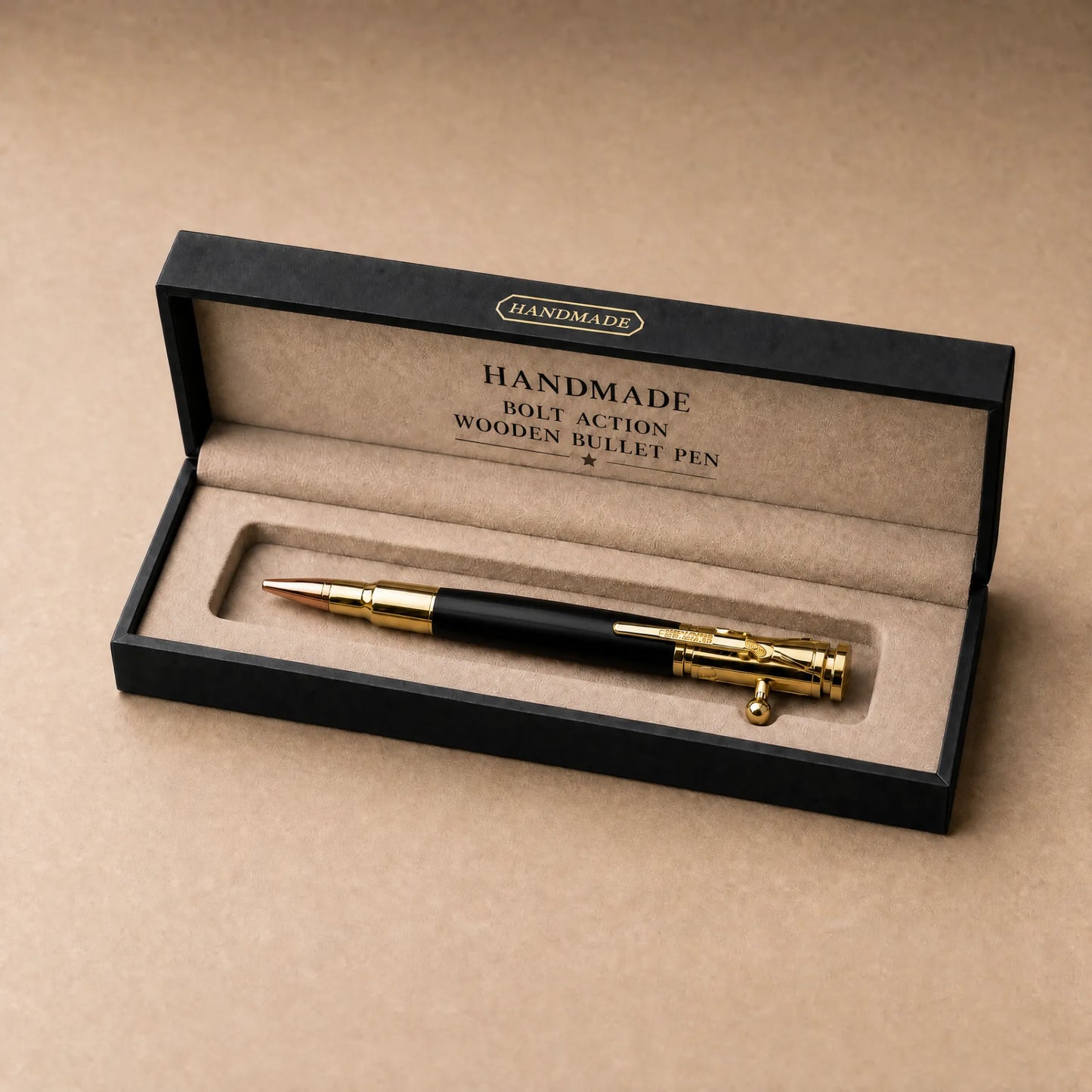 🖊100% Handmade Bolt Action Wooden Bullet PenTM | Crafted From Real Wood & Bullet Casing(Jake Wilson Handmade®) - BUY 2 FREE SHIPPING