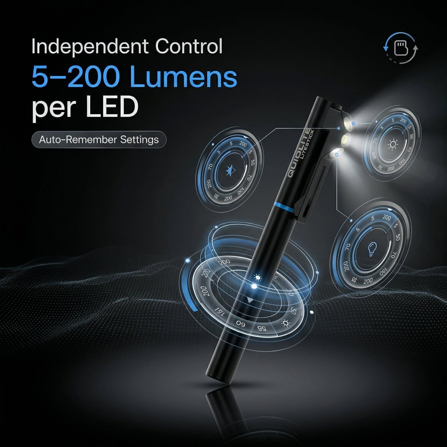 💡 Qu|qLite LiteStick – Ultimate Hands-Free Wearable Safety Light