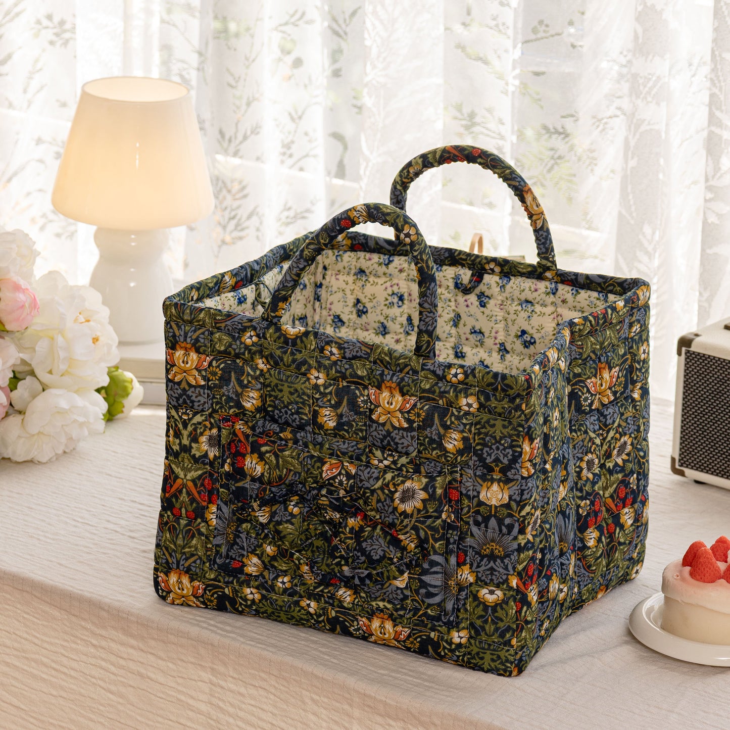 BUY 2 FREE SHIPPING🚗🧺Car storage basket with handle - foldable washable storage basket and multi-purpose fabric box