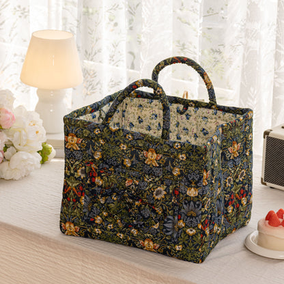 BUY 2 FREE SHIPPING🚗🧺Car storage basket with handle - foldable washable storage basket and multi-purpose fabric box