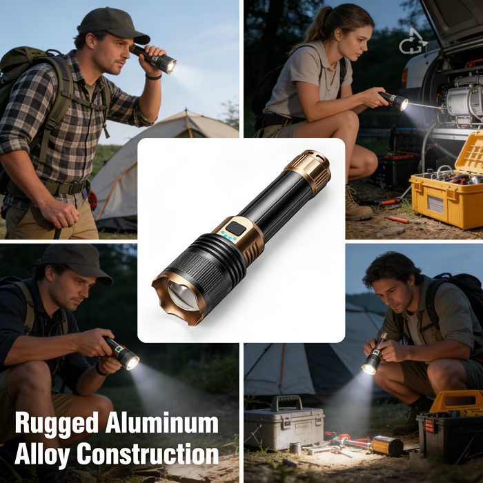 🔦 Rechargeable Outdoor Long-Range Ultra-Bright Laser Flashlight- Free Shipping