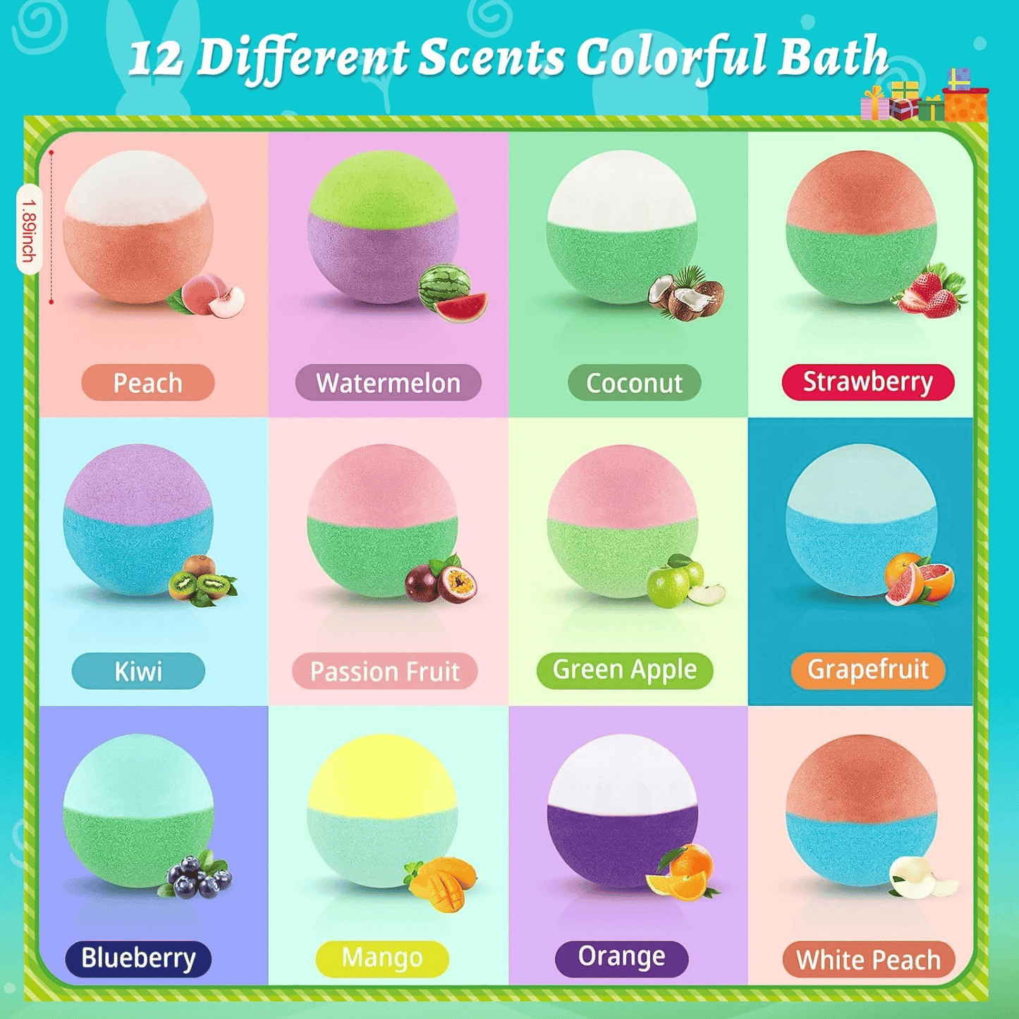 🔥LAST DAY 49% OFF - 🛁 Natural Bath Bombs for Kids with Mega Bubbles & Surprise Inside 🥚✨ Same as in the video