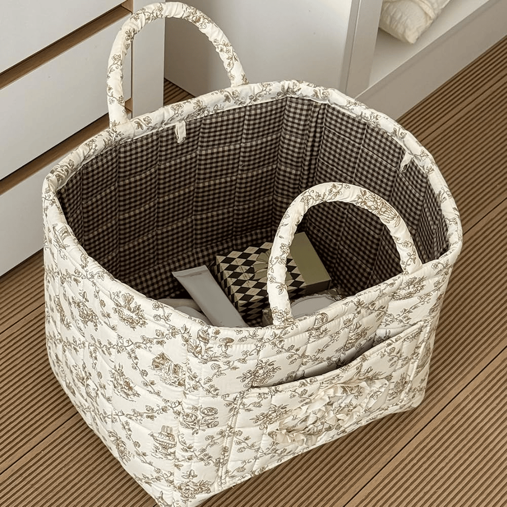 BUY 2 FREE SHIPPING🚗🧺Car storage basket with handle - foldable washable storage basket and multi-purpose fabric box