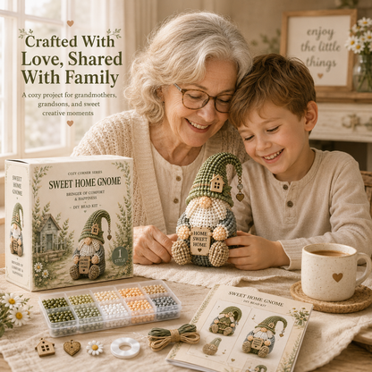 ✨ Sweet Home Gnome DIY Bead Kit | 💕Cozy Corner Series-🏡 Country Gnome