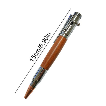 🖊100% Handmade Bolt Action Wooden Bullet PenTM | Crafted From Real Wood & Bullet Casing(Jake Wilson Handmade®) - BUY 2 FREE SHIPPING