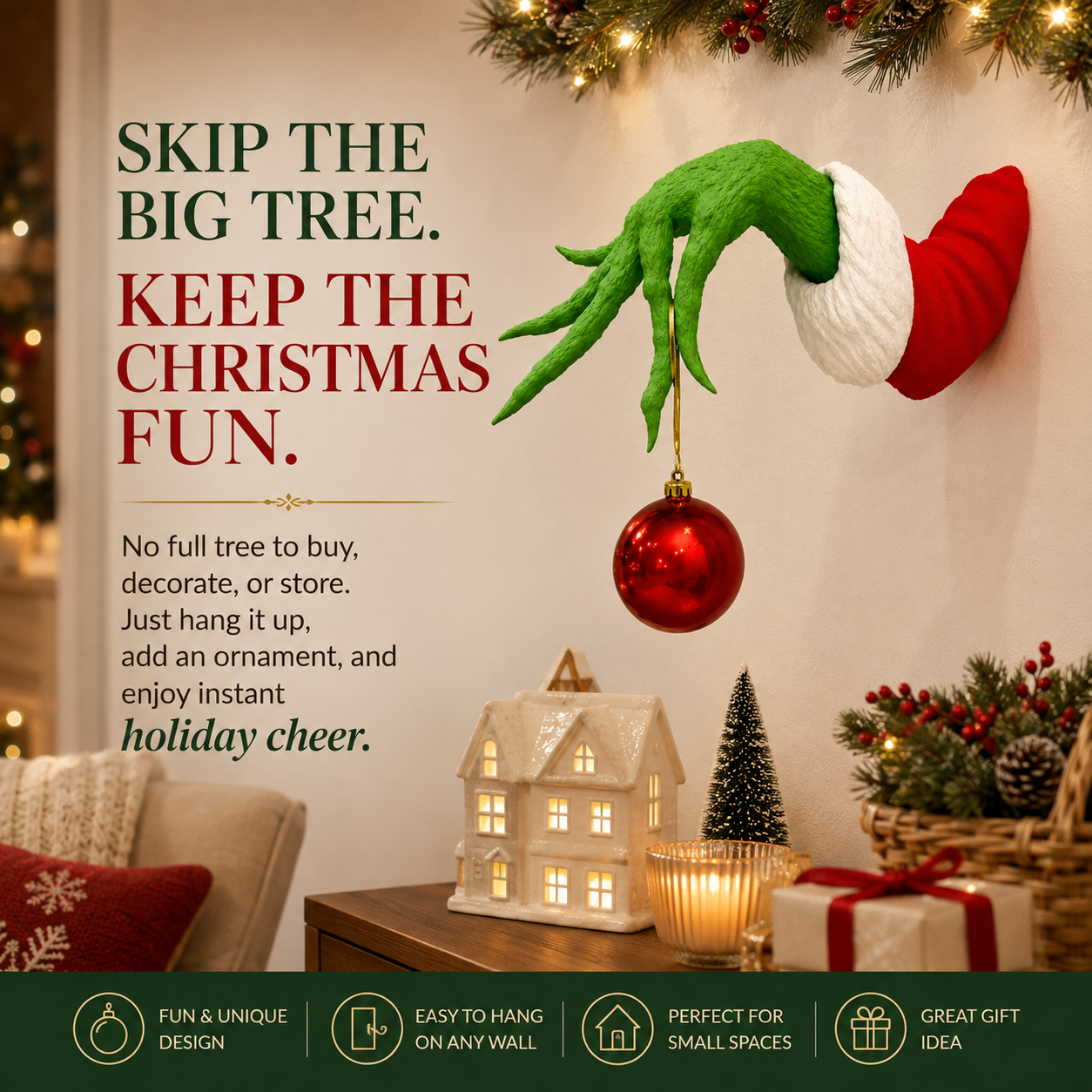 Christmas Ornament Hanger, Home & Festive Party Supplies, Christmas Decoration Accessory