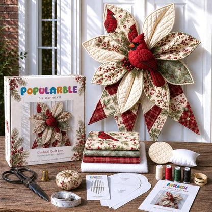 ✝️Last Day 50% OFF- Large Patchwork Bow Sewing Kit (Beginner-Friendly)
