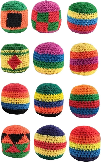 💥45K+ SOLD⚽️Hacky Sack Balls-Handmade Knitted Footbag Sack 2026 Upgraded Assorted Foot Bag
