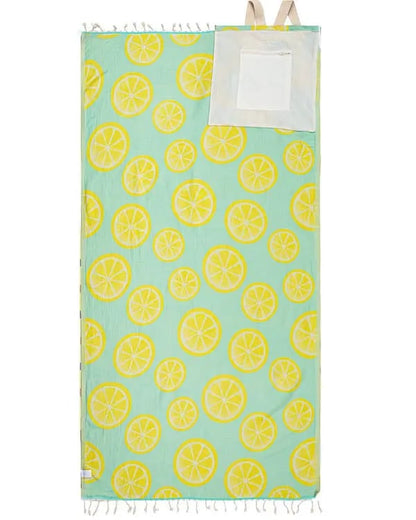 SWIRL TURTLE🏖️ 2-in-1 Organic Cotton Towel Bag