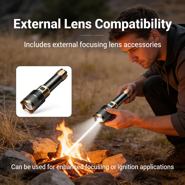 🔦 Rechargeable Outdoor Long-Range Ultra-Bright Laser Flashlight- Free Shipping