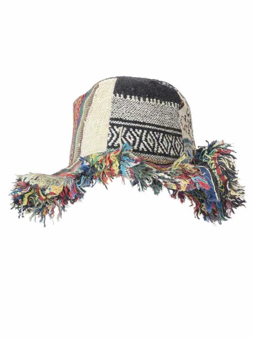 🔥Last Day: 49% OFF🔥Frayed Patchwork Bucket Hat – Shapeable Brim One-of-a-Kind Style