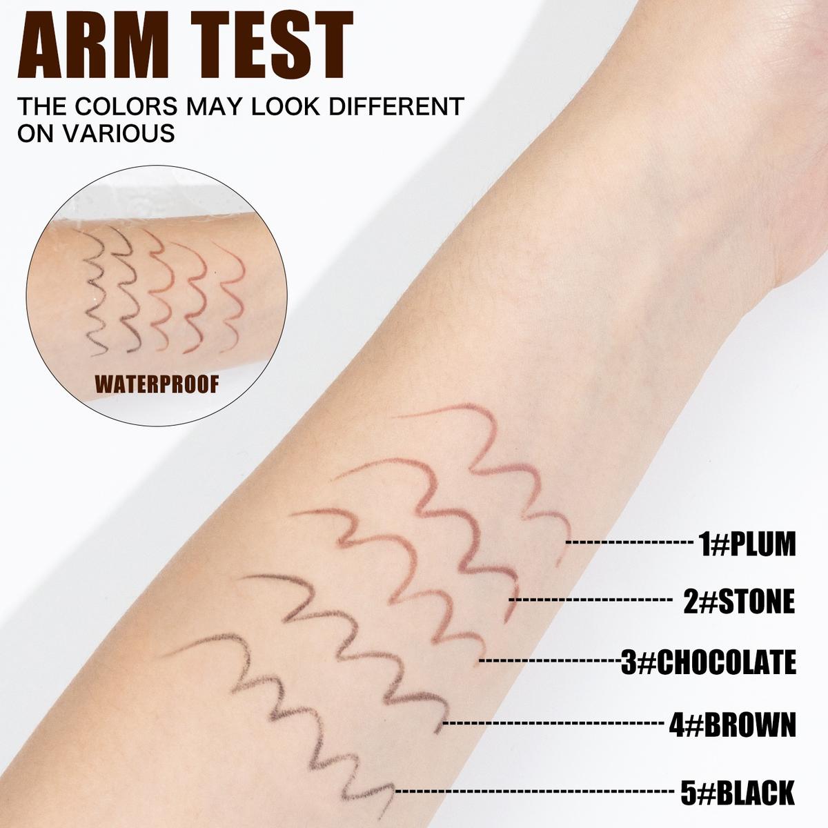 🔥🔥Hot Sale 49% OFF🔥24HR Waterproof Eyeliner Pencil with Built-in Sharpener, Smudge-Proof Long-Lasting Vegan Eye Makeup, Soft Tip Liner for Daily & Party Looks✏️