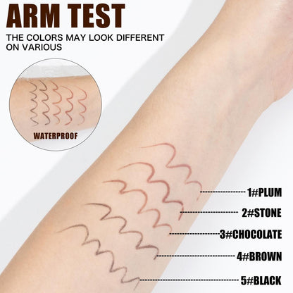 🔥🔥Hot Sale 49% OFF🔥24HR Waterproof Eyeliner Pencil with Built-in Sharpener, Smudge-Proof Long-Lasting Vegan Eye Makeup, Soft Tip Liner for Daily & Party Looks✏️
