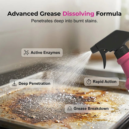 🔥HOT SALE 60% OFF🍖🧼Fast-Acting Heavy-Duty Grill Degreaser Spray✨