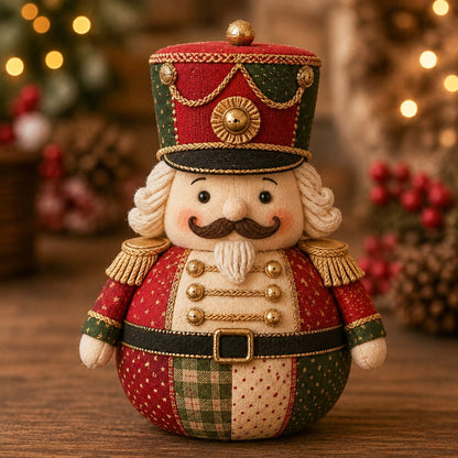 🔥Last Day 49% OFF - 🎄🎅Patchwork Fabric Doll DIY Kit | ✨Create a Cozy Handmade Character for Every Season!