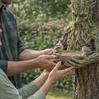 🔥Last Day 49% OFF🔥The Quiet Offering A Tree-Integrated Bird Feeding Sculpture