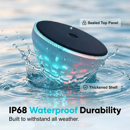 🎁2026 Hot Sale -💕Solar Floating Pool Light with Fish Projection