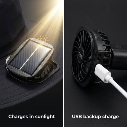 🔥Early Father's Day Sale 60% OFF🧢Wide Brim Solar Fan Outdoor Fishing Hat & USB Charging